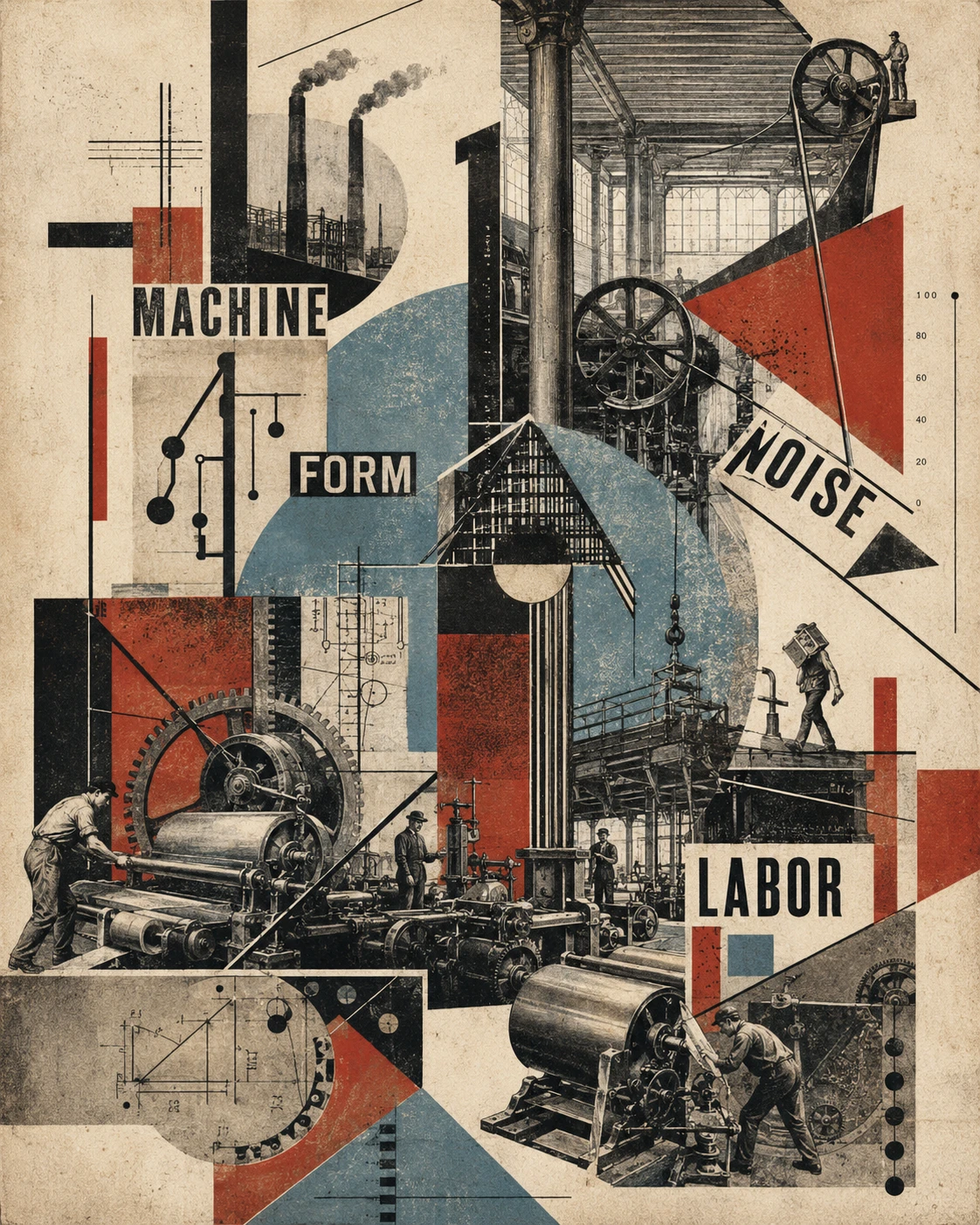 Feed collage poster
