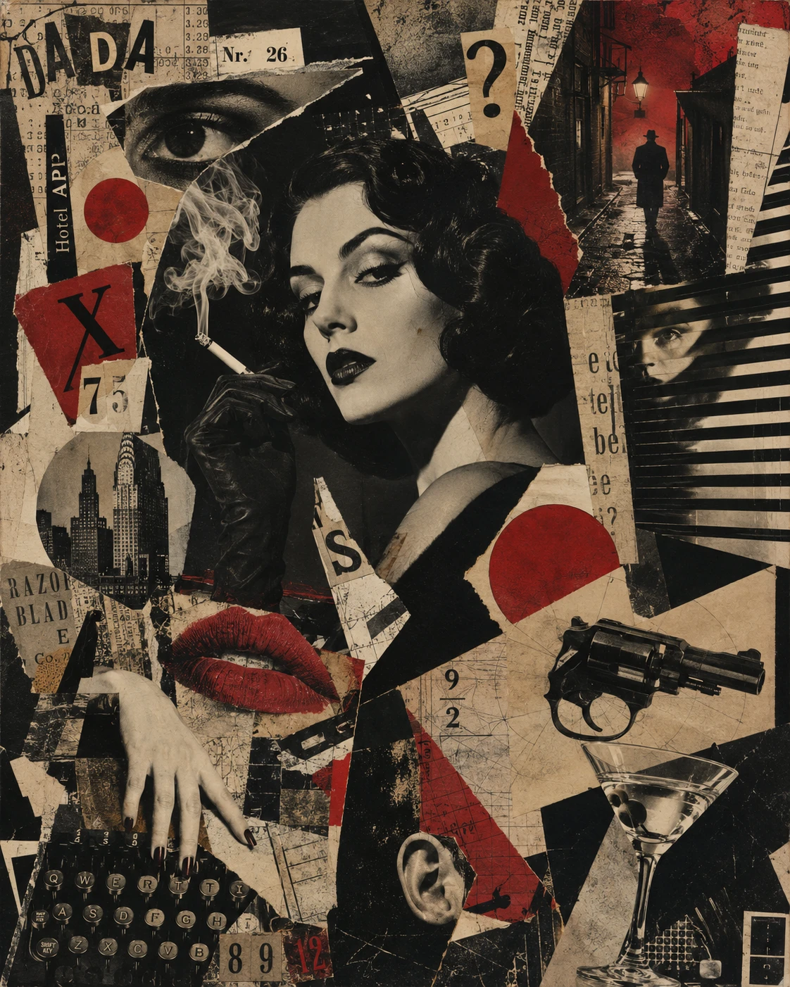 Femme Fatale II collage poster