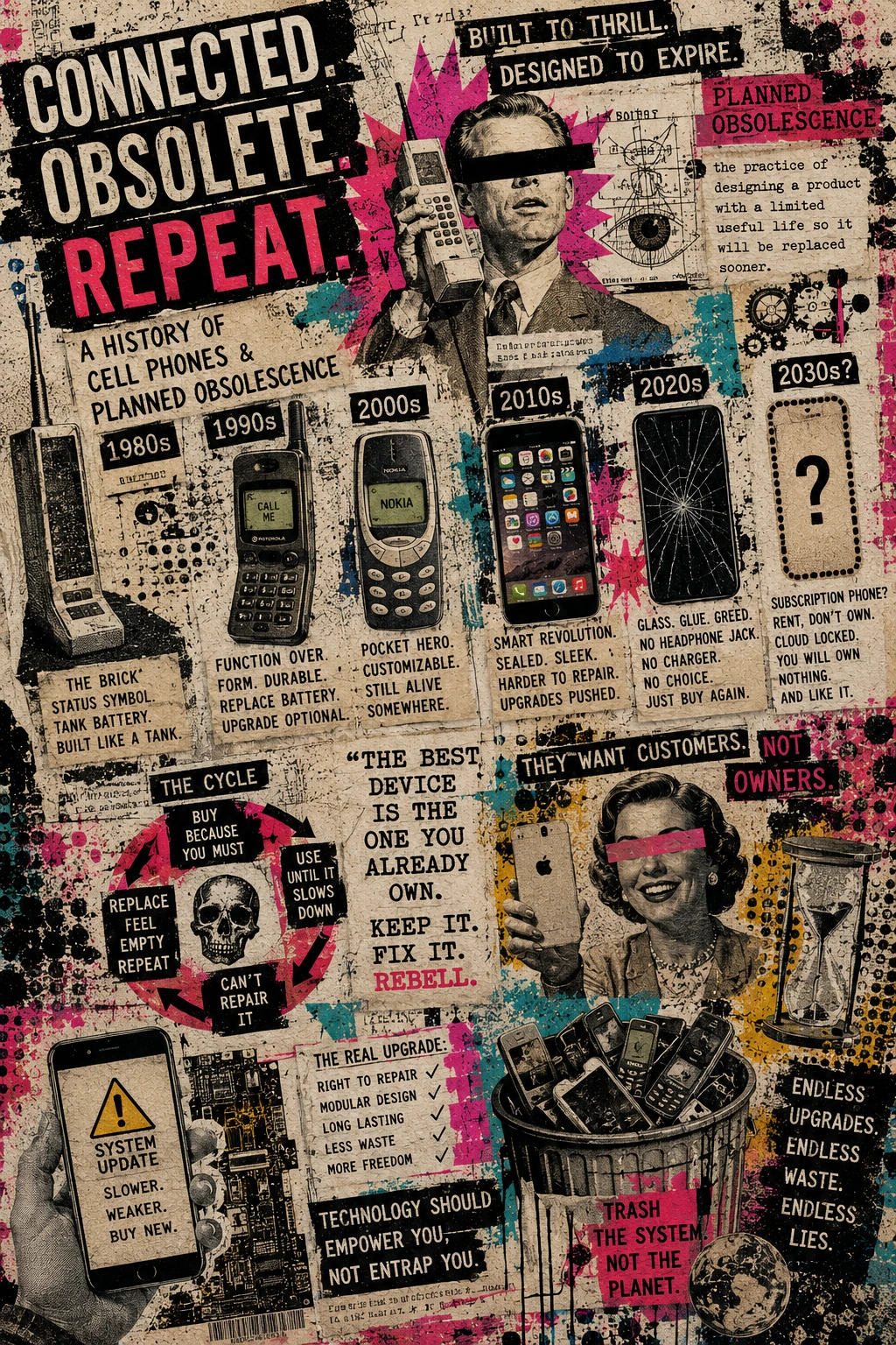 Planned Obseletion collage poster