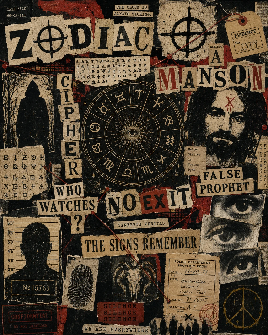 Serial collage poster