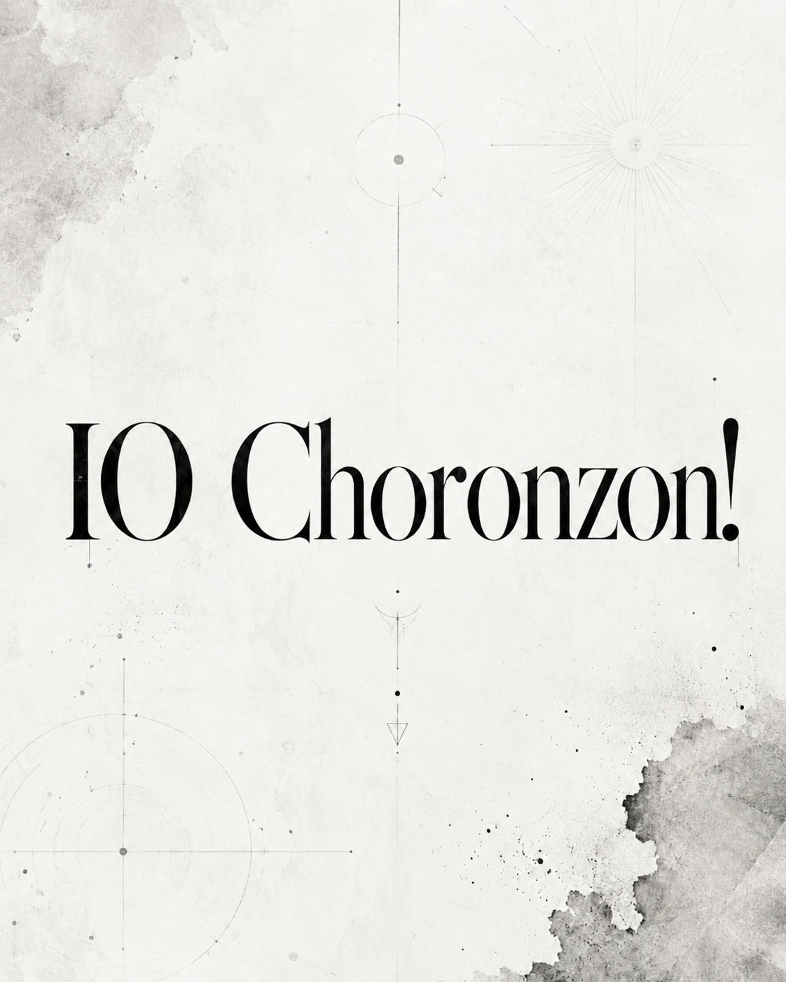 RECOVERED BTM WORDMARK // CHORONZON