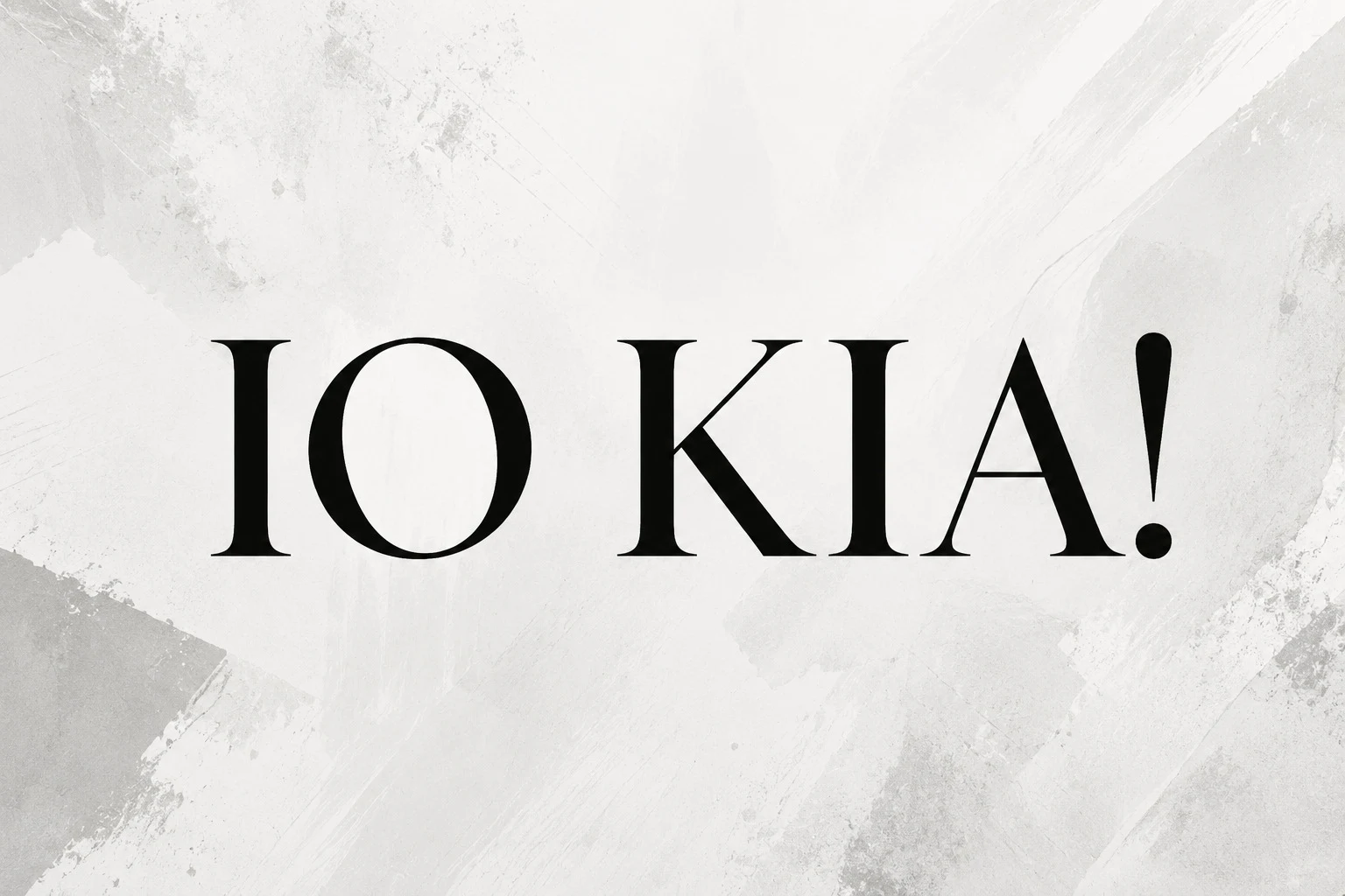 RECOVERED BTM WORDMARK // KIA